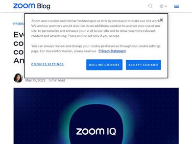 Zoom IQ