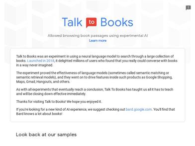 Talk To Books