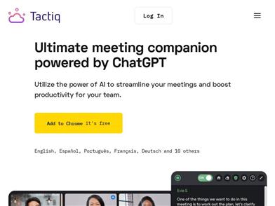 Tactiq with GPT-3