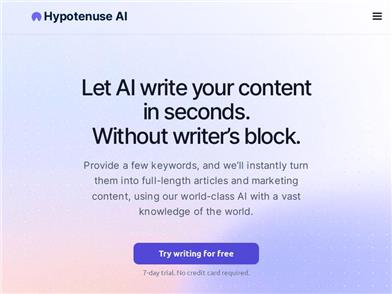 Hypotenuse AI