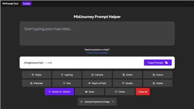 MidJourney Prompt Helper