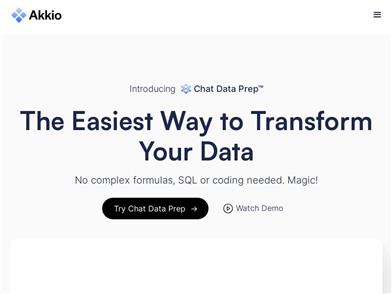 Chat Data Prep by Akkio
