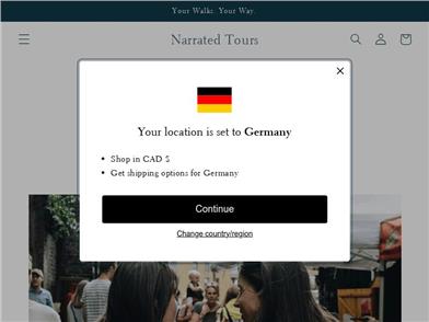 Narrated Tours (On Demand Audio Guides)