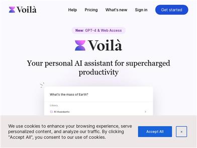 Voilà - ChatGPT Browser Assistant