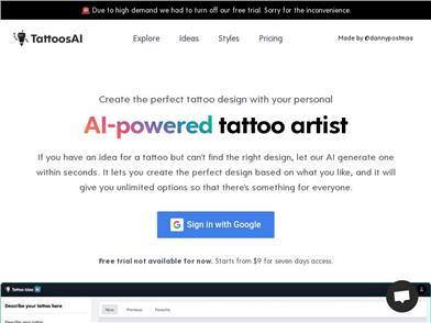 Tattoos AI