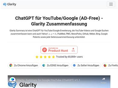 Glarity - Summarize Google and YouTube