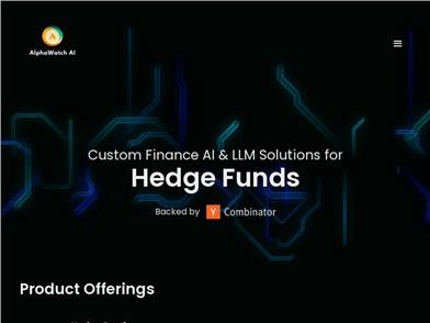 Alphawatch AI - Chatbot for Hedge Funds