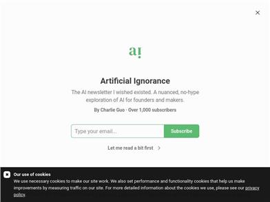 Artificial Ignorance