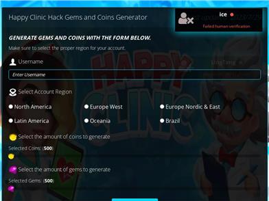 Free Happy Clinic Gems Coins Generator