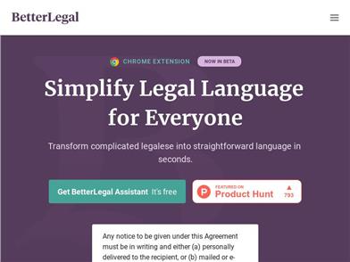BetterLegal Assistant