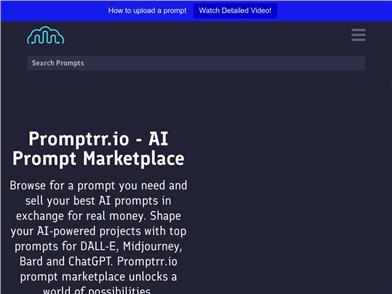 Promptrr - AI Prompt Marketplace