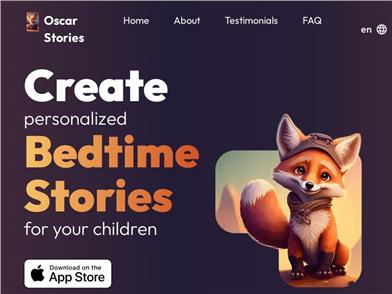 Oscar - bedtime story generator