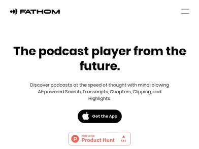 Fathom Podcast Player