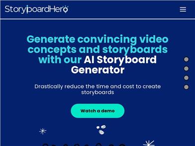 StoryboardHero AI Storyboard Generator