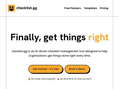 Checklist.gg