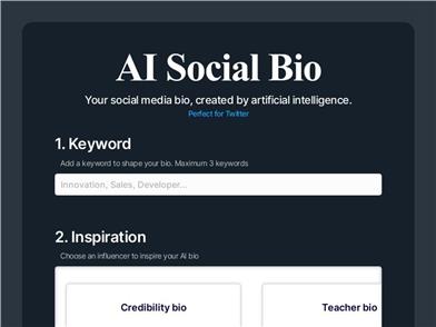 AI Social Bio