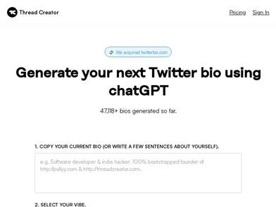 TwitterBio