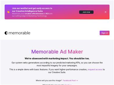 Memorable Ad Maker