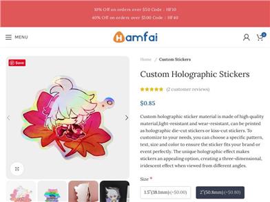 Custom Holographic Stickers