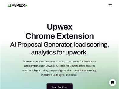 Upwex - Upwork向けAIツール