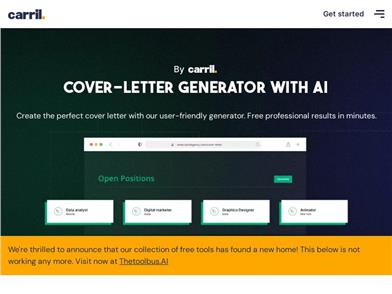 Cover Letter AI Tool