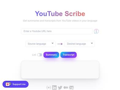 YouTube Scribe
