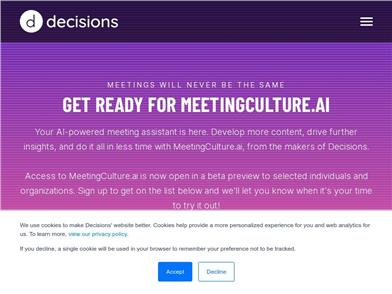 MeetingCulture.ai by Decisions