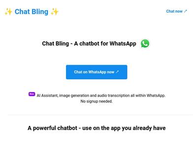 Chat Bling with AI