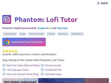Phantom: Lofi Tutor (FREE & Unlimited)