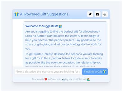 Suggest Gift