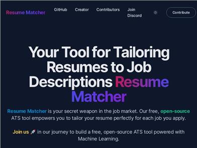 Resume Matcher