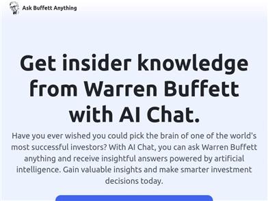 Ask Warren Buffet Anything
