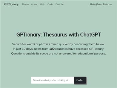 GPTionary