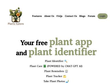 PlantsGalore AI Plant Assistant