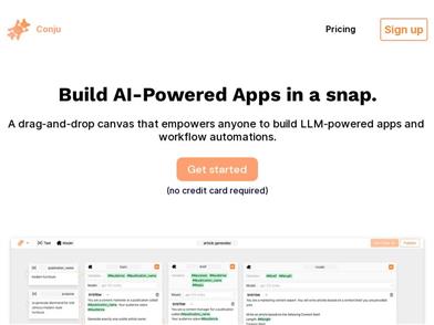 Conju - Build AI Powered Apps
