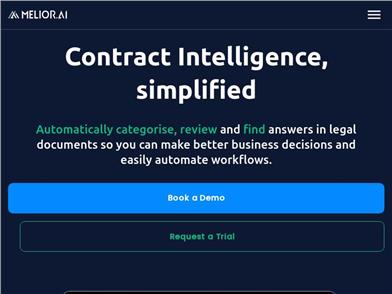 Melior Contract Intelligence AI