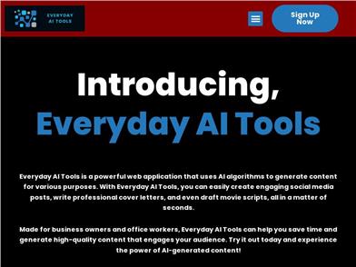Everyday AI Tools