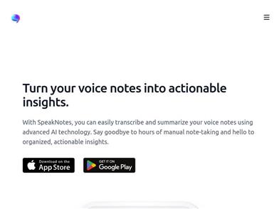 SpeakNotes