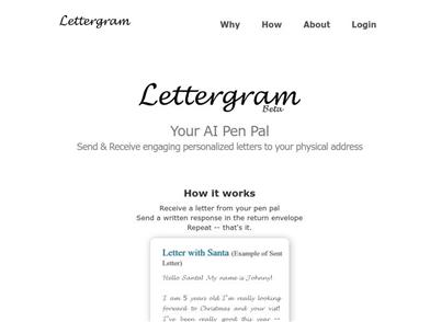 Lettergram - Your AI PenPal