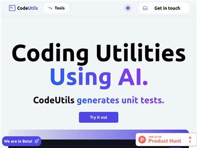 Code Utilities Powered by AI