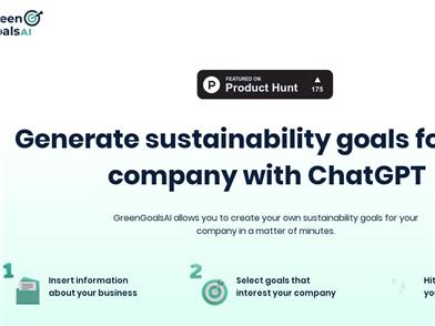 Sustainability Goals AI
