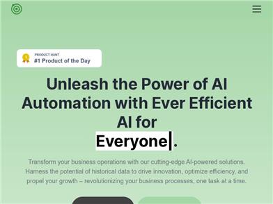 Ever Efficient AI