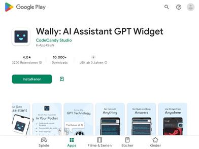 Android AI Assistant Widget