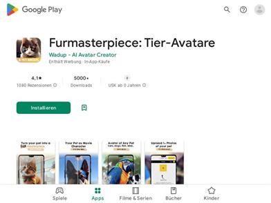 Furmasterpiece Pet Avatar Creator