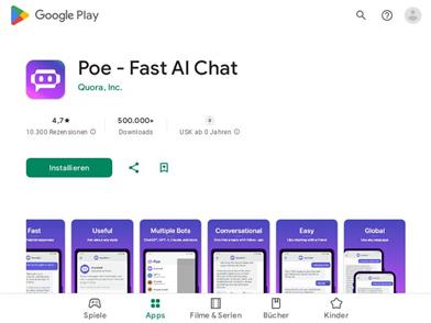 Poe - Fast AI Chat For Android