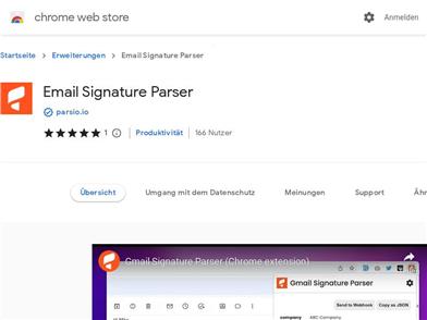 Email Signature Parser