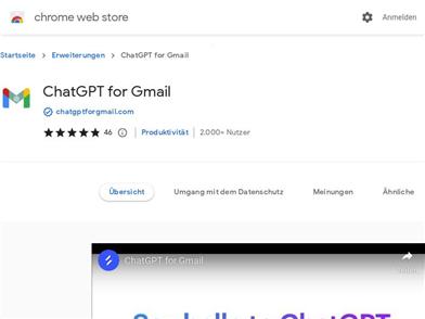 ChatGPT For Gmail