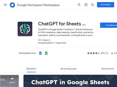 GPT for Sheets