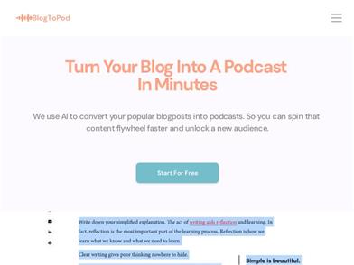 BlogToPod