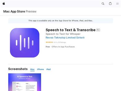 Speech to Text & Transcribe